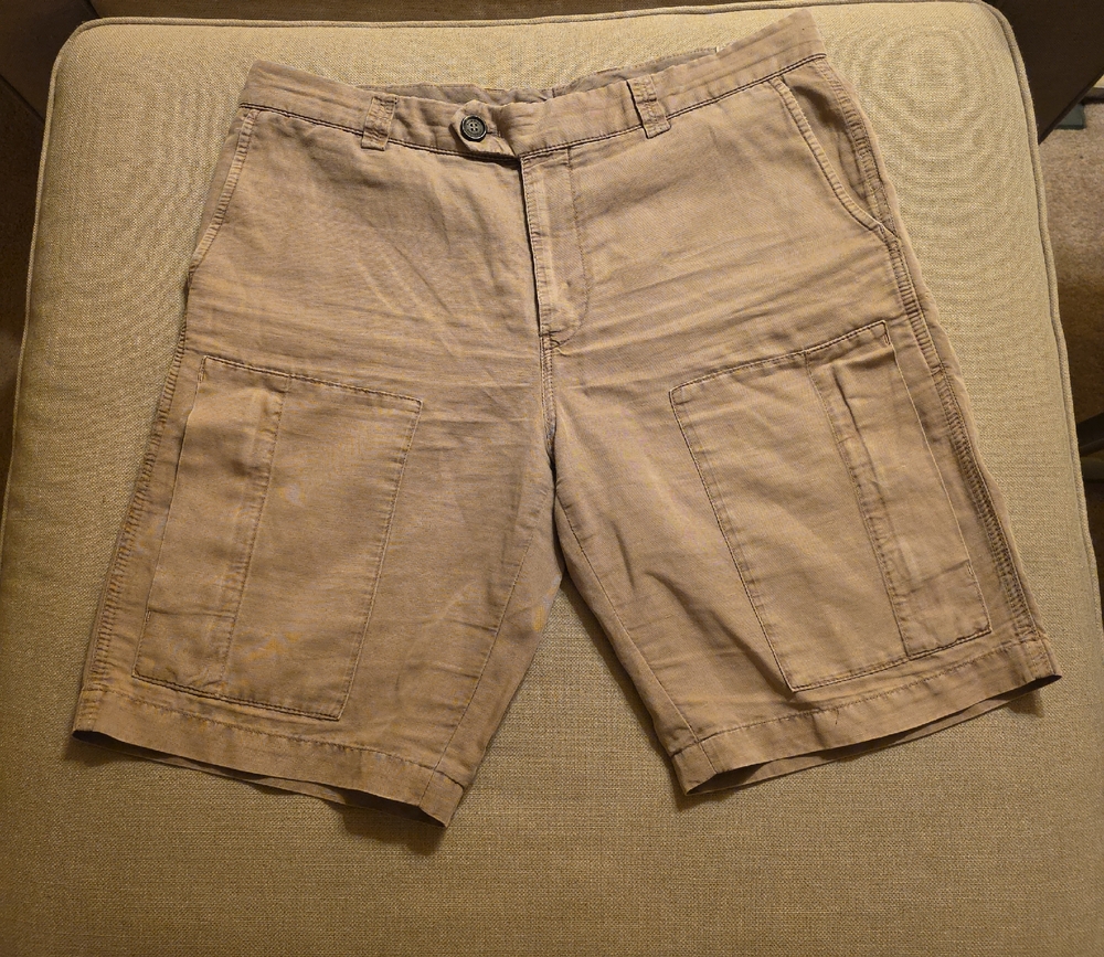 Brunello Cucinelli Tan Cargo Shorts